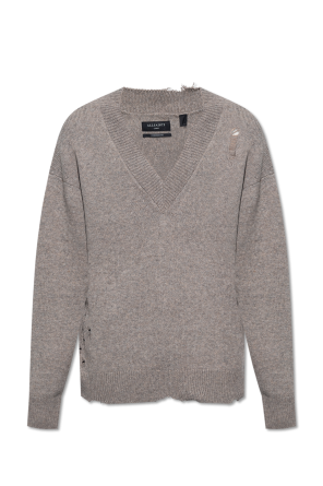 ‘vicious’ sweater with vintage effect od AllSaints
